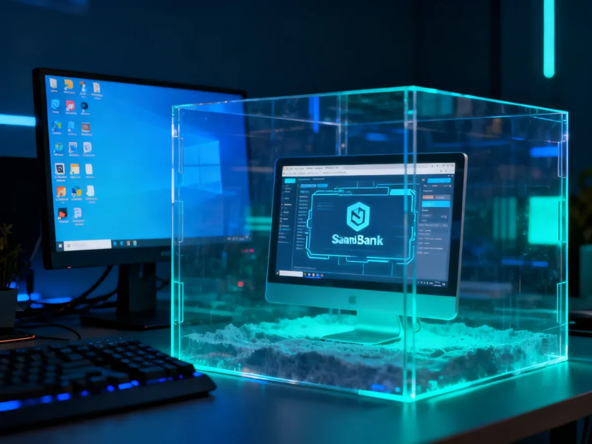 Aplikacja uruchomiona w izolowanym środowisku sandbox
