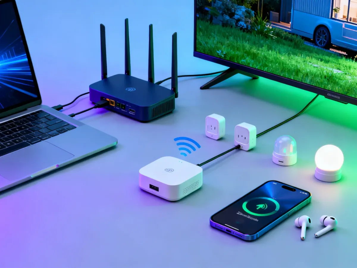 Porównanie zastosowań Wi-Fi, Zigbee i Bluetooth w inteligentnym domu